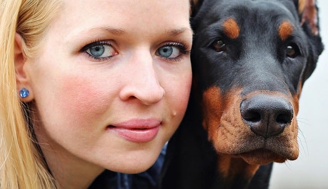 stop doberman from barking