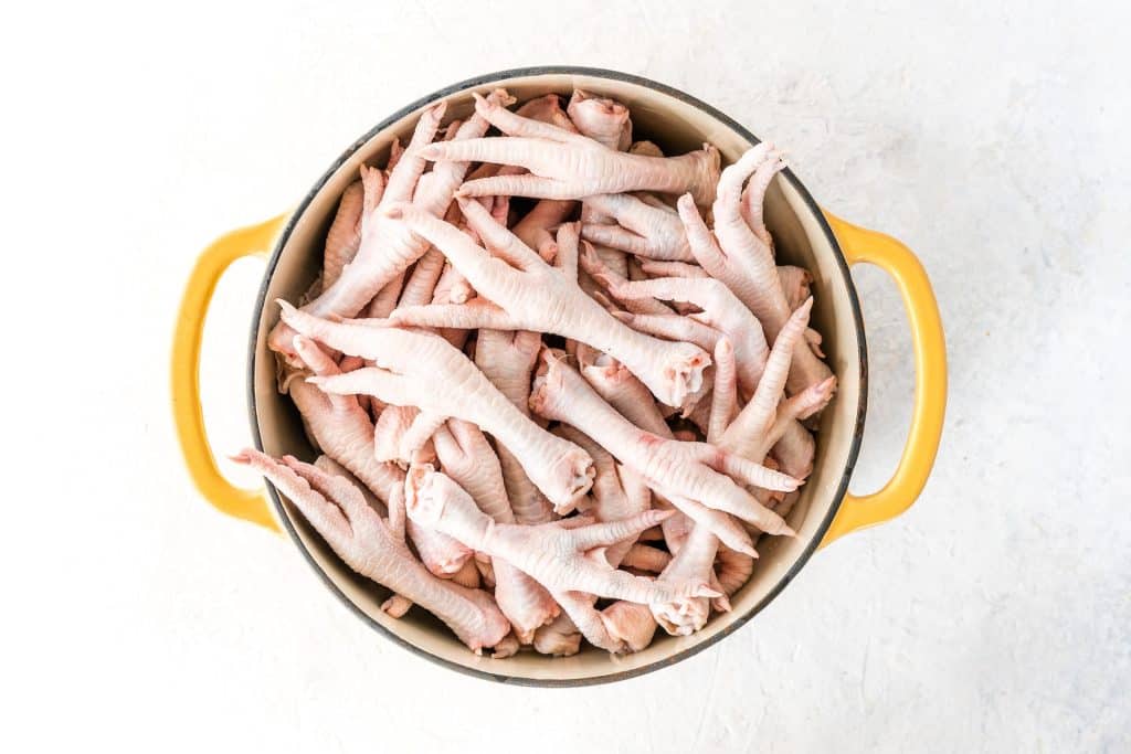 Raw Chicken Feet