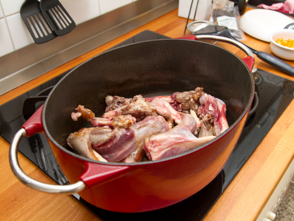 Deer Bones in Pot