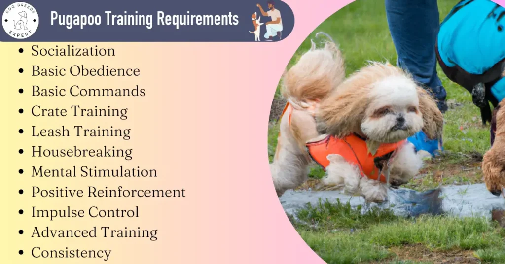 pugapoo training Needs