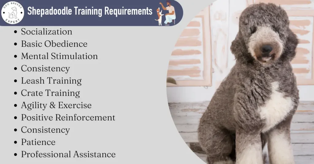 Shepadoodle training Requirements