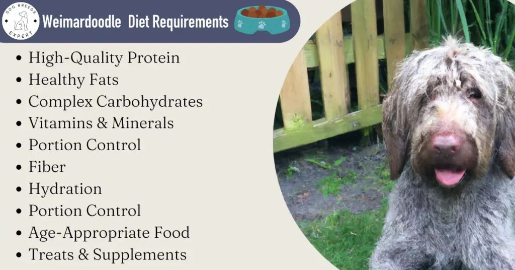 Weimardoodle diet requirements
