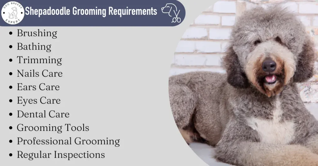 Shepadoodle grooming Requirements