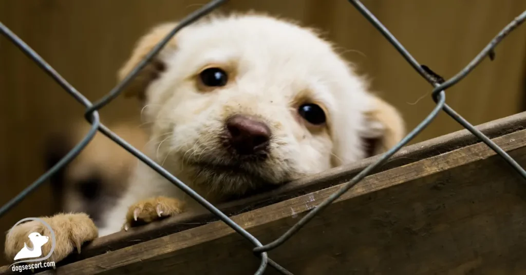 Foster Dog in shelter