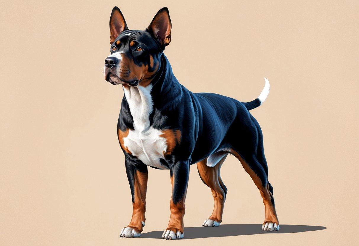 An African Boerboel standing proudly with a strong and muscular build, exuding confidence and vitality