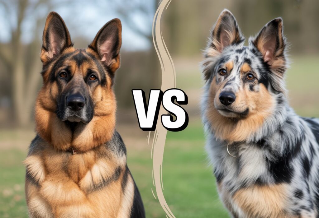 German Shepherd vs Australian Shepherd – Full Breed Comparison: Temperament, Appearance, and Care Guide