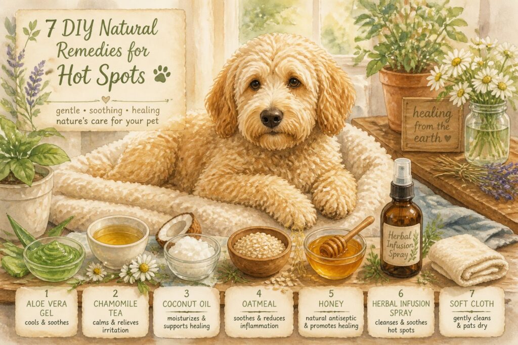 7 DIY Solutions For Goldendoodle Hot Spots At Home